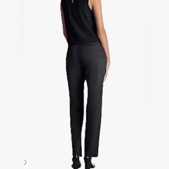 Lee Women's Relaxed Fit All Day Straight Leg Pants Charcoal Heather Size 16 - Picture 4 of 12